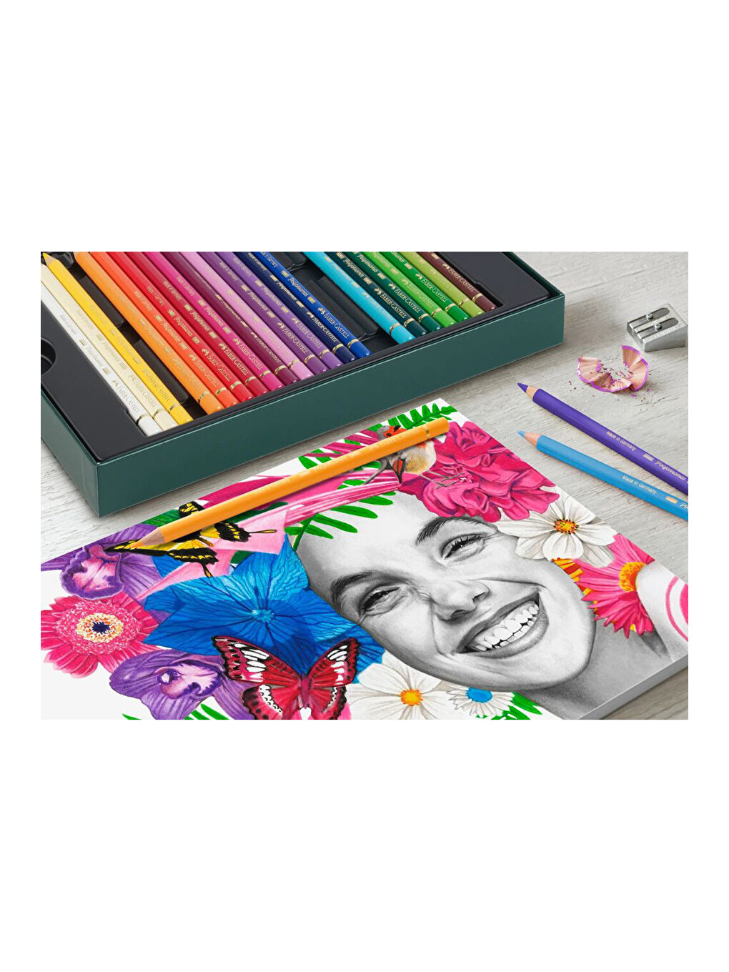 Polychromos & Pitt Graphite Matt 40'lı Hediye Seti, Parlak ve Canlı Renkler-3