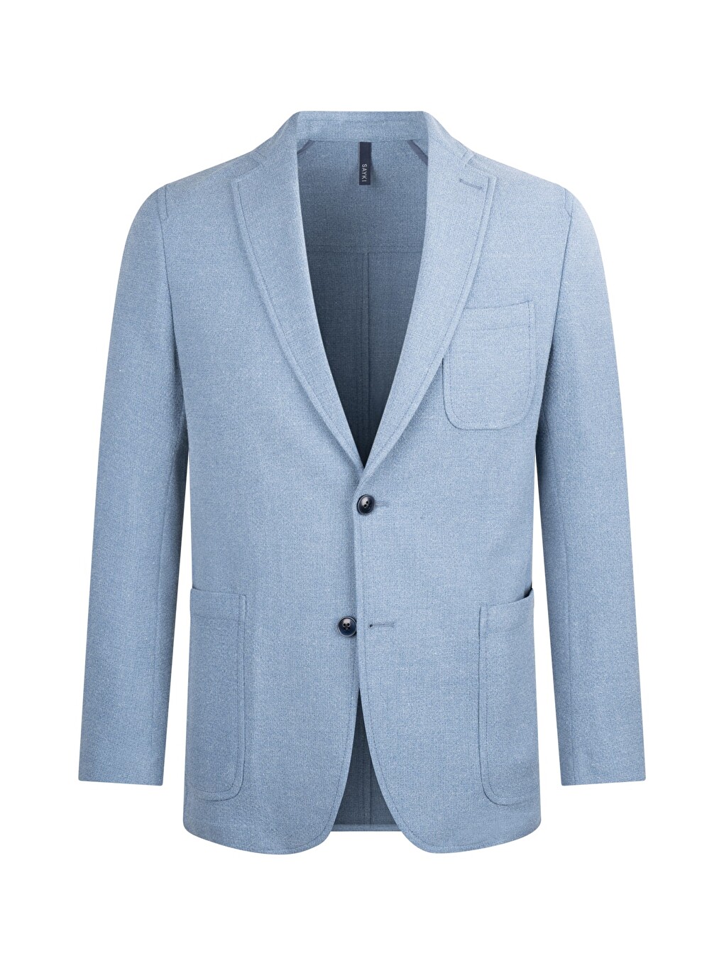 Mavi Comfort Fit Mono Yaka Klasik Keten Ceket