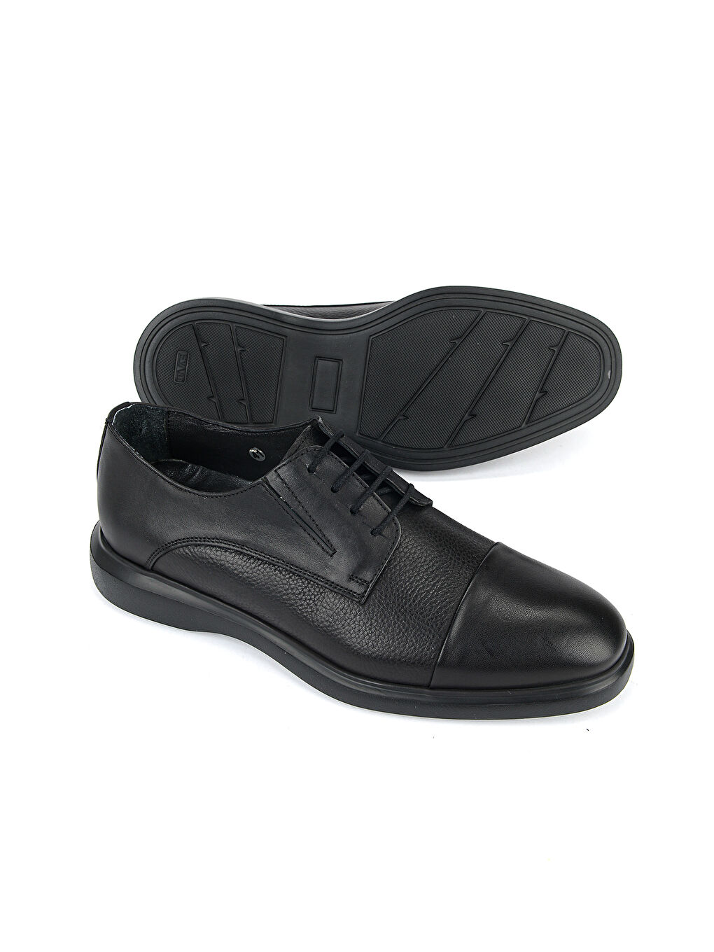 Erkek Hakiki Deri Ayakkabı 1611053Z1799 Siyah-3