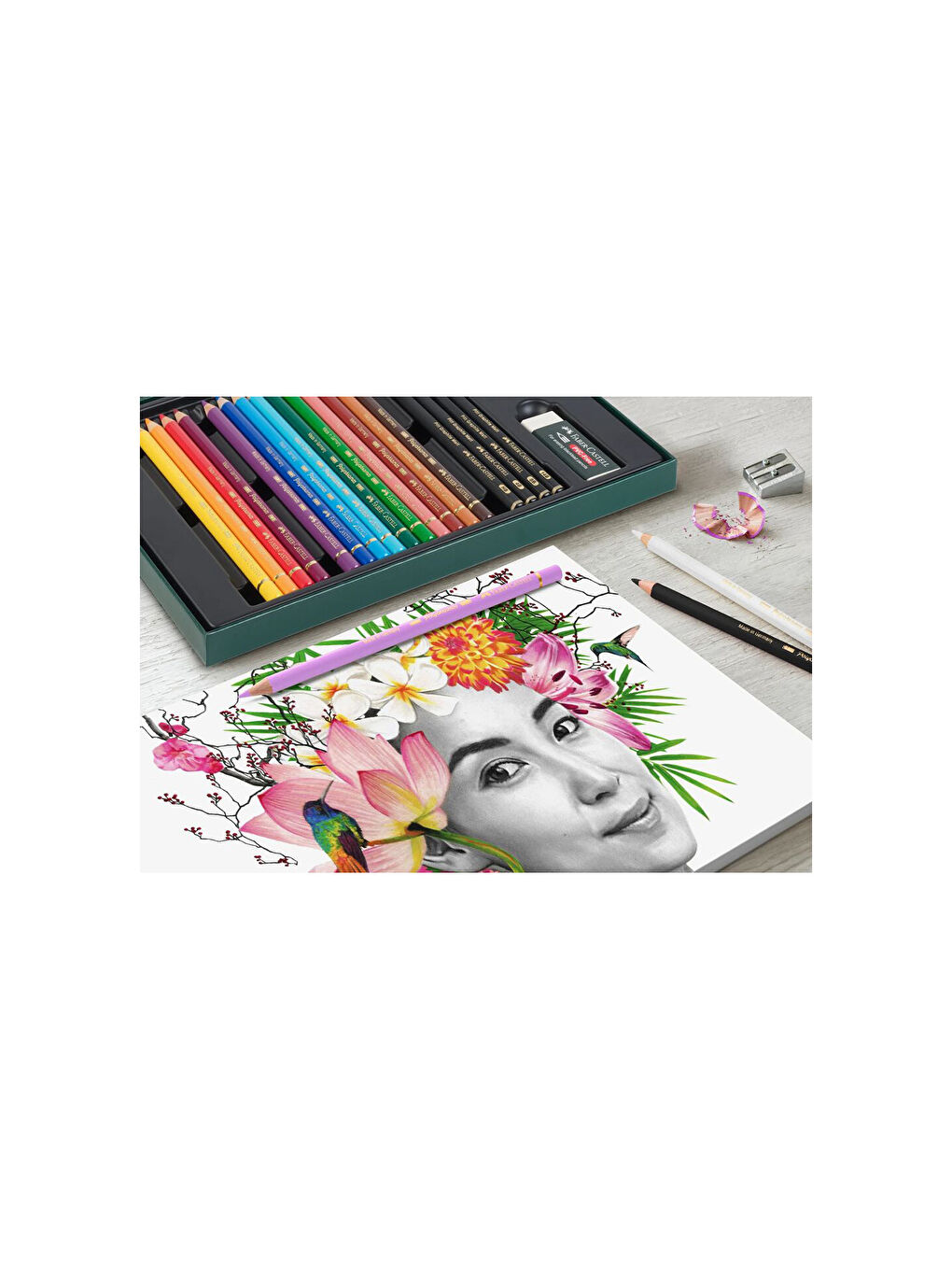 Polychromos & Pitt Graphite Matt 23'lü Hediye Seti, Parlak ve Canlı Renkler-3