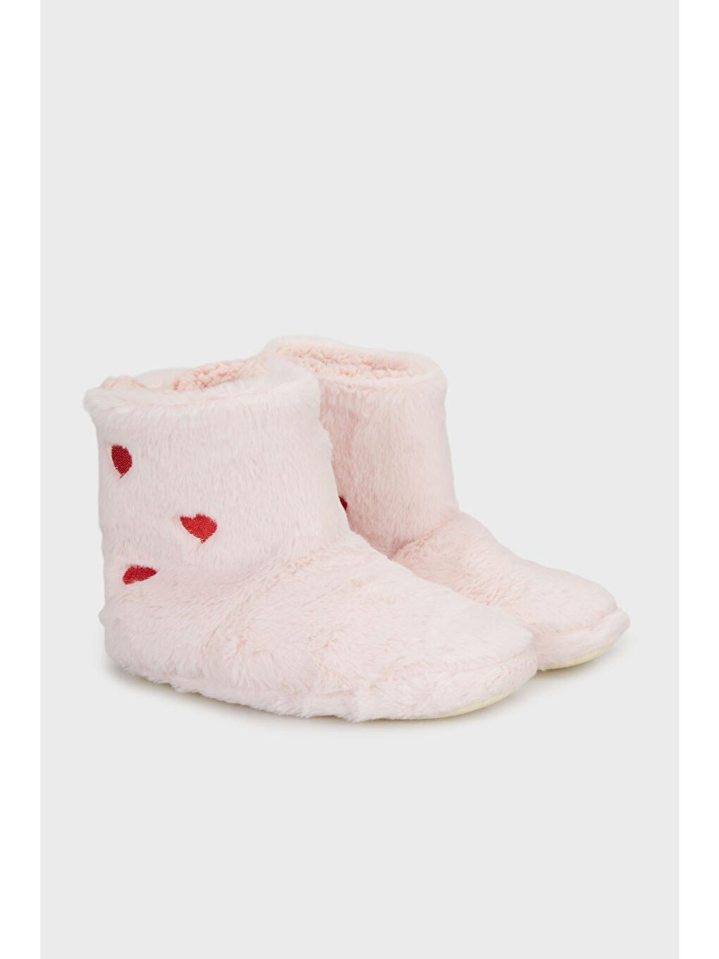 Pembe Kalpli Yumuşak Dokulu Pelüş Panduf 6722005-2