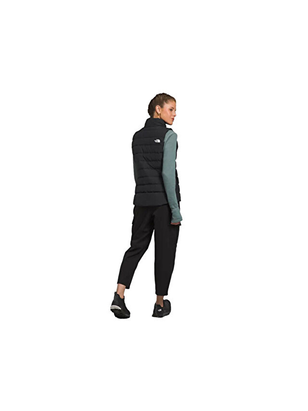 W Aconcagua 3 Kadın Outdoor Polar Ceket Nf0a84jpjk31 Siyah-4