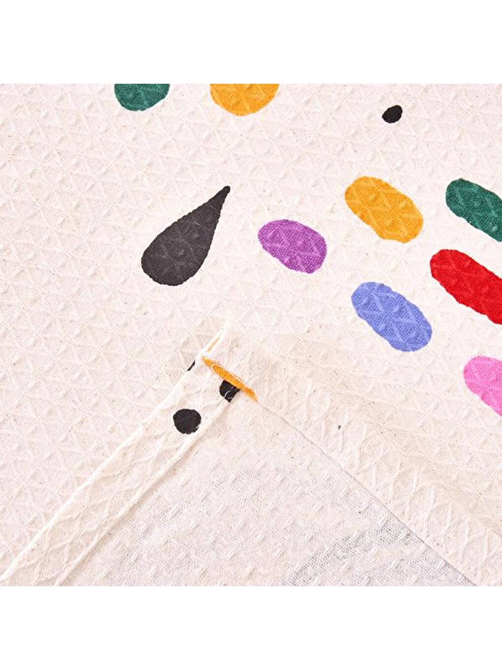 Karışık Soft Scalabis Çift Kişilik Pike - Renkli - 200x220 cm-2