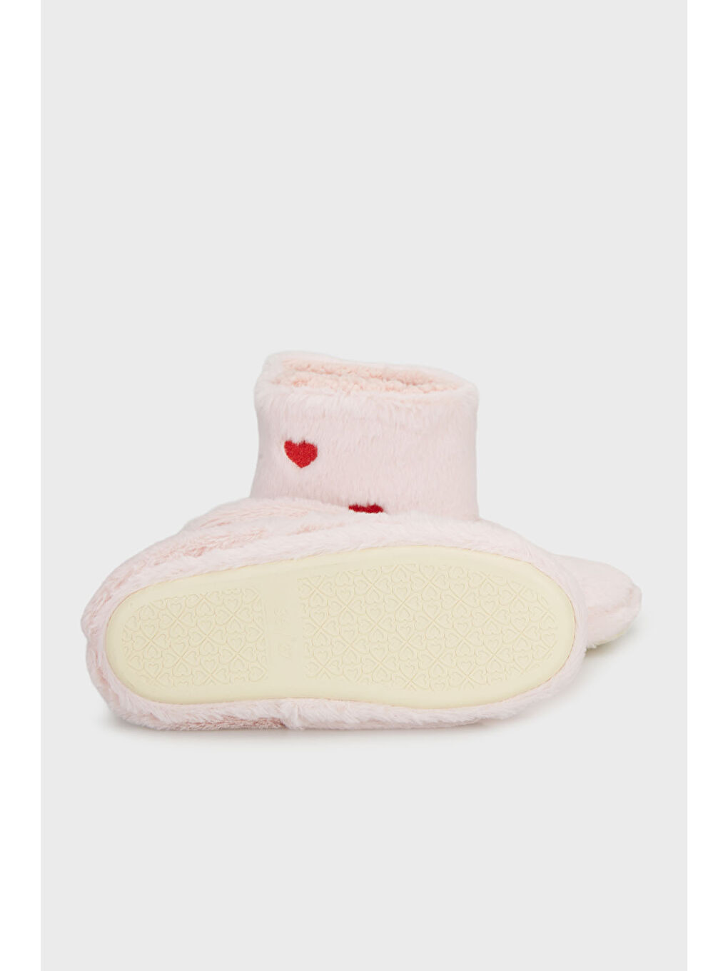 Pembe Kalpli Yumuşak Dokulu Pelüş Panduf 6722005-3