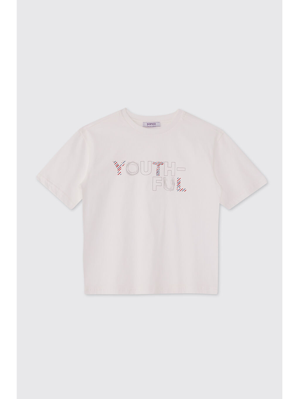 Erkek Çocuk Kısa Kollu Beyaz Tişört-2