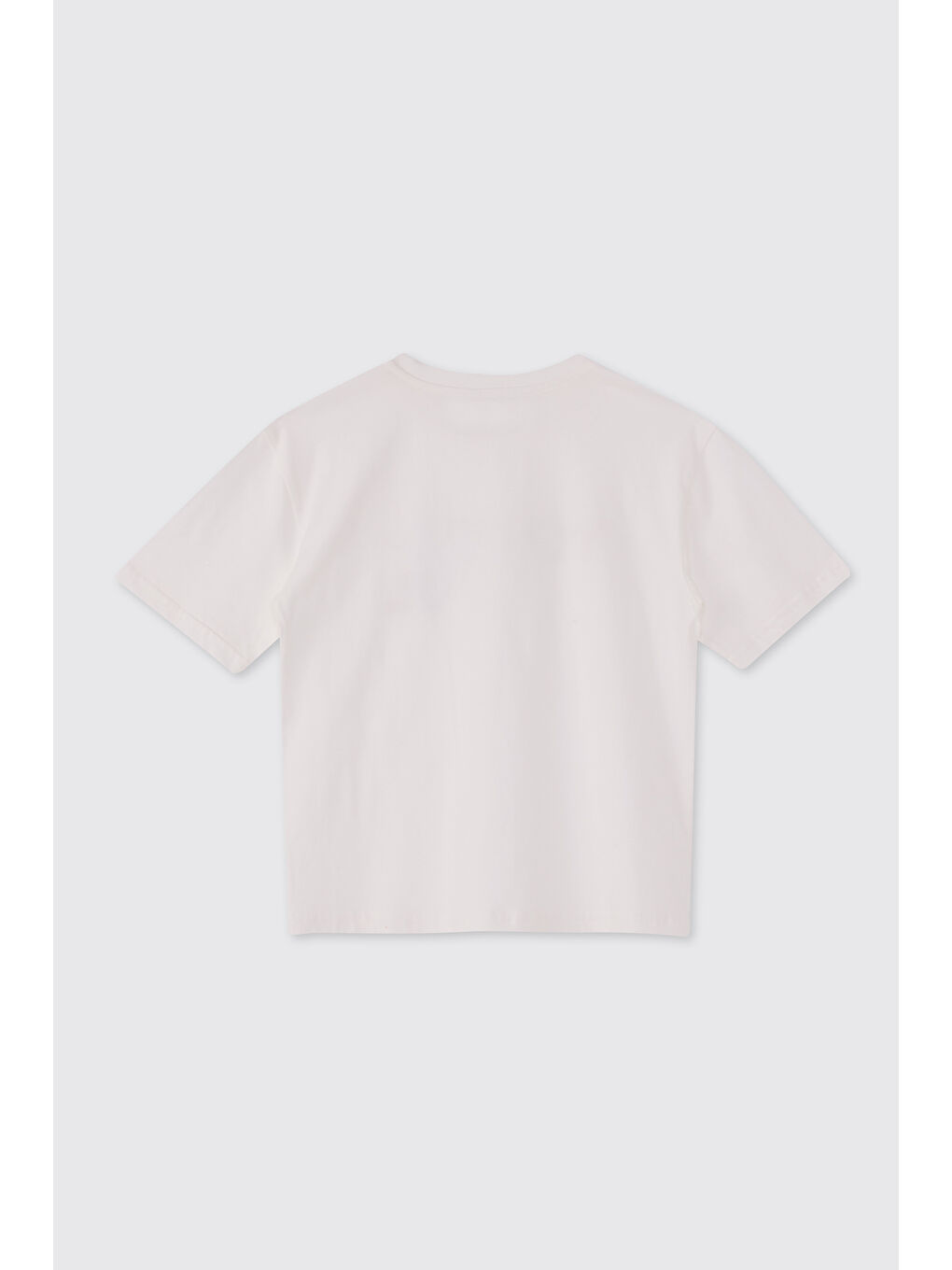 Erkek Çocuk Kısa Kollu Beyaz Tişört-3