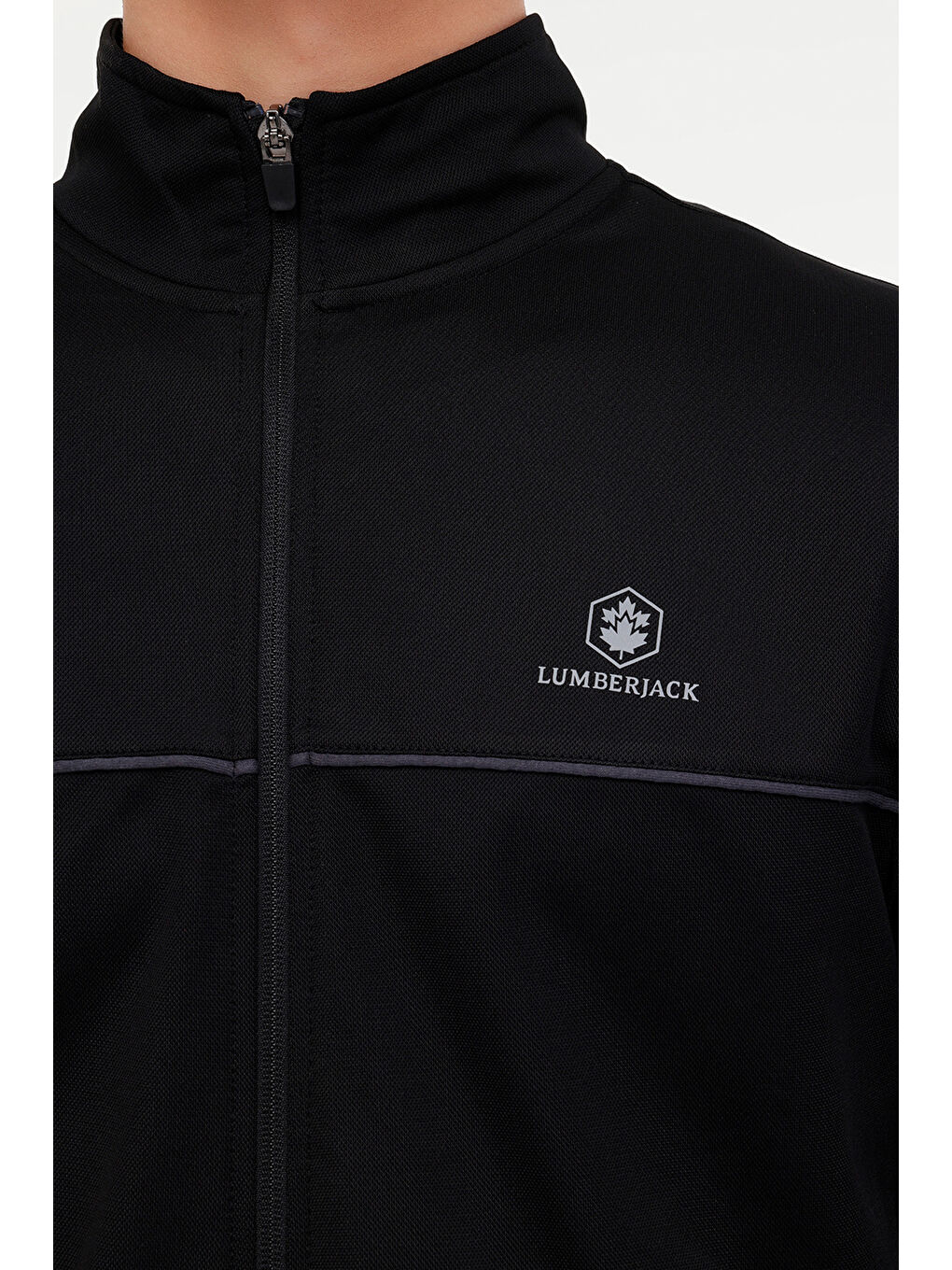 MB CT176 LEON T.SUIT 4PR Siyah Erkek Eşofman Takımı-3