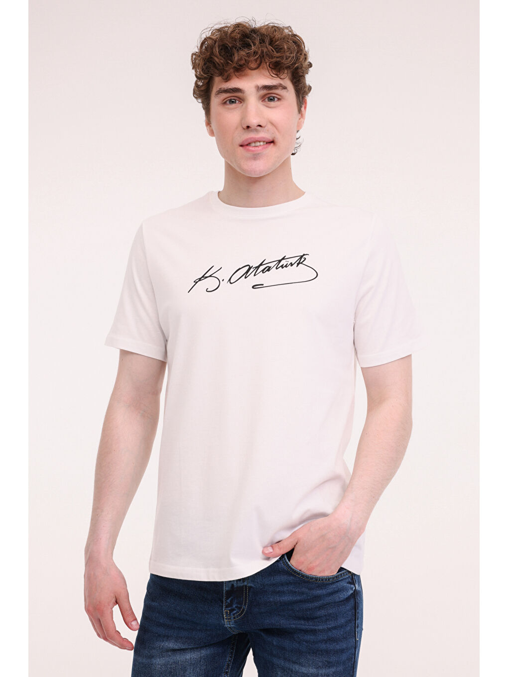 UL 11ATA-Y50 5FX Beyaz Unisex Kısa Kol T-Shirt