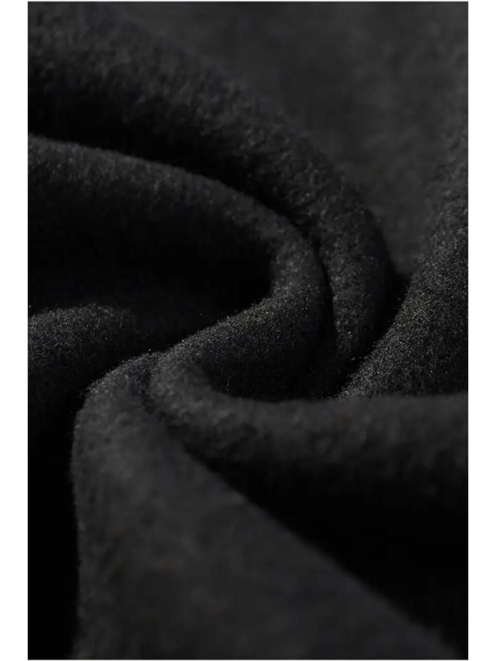 Siyah Pati Sırt Baskılı İçi Pamuklu Unisex Sweatshirt-2