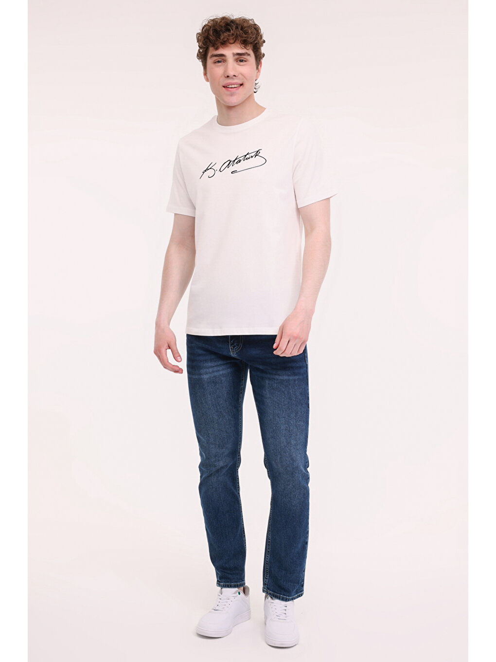 UL 11ATA-Y50 5FX Beyaz Unisex Kısa Kol T-Shirt-2