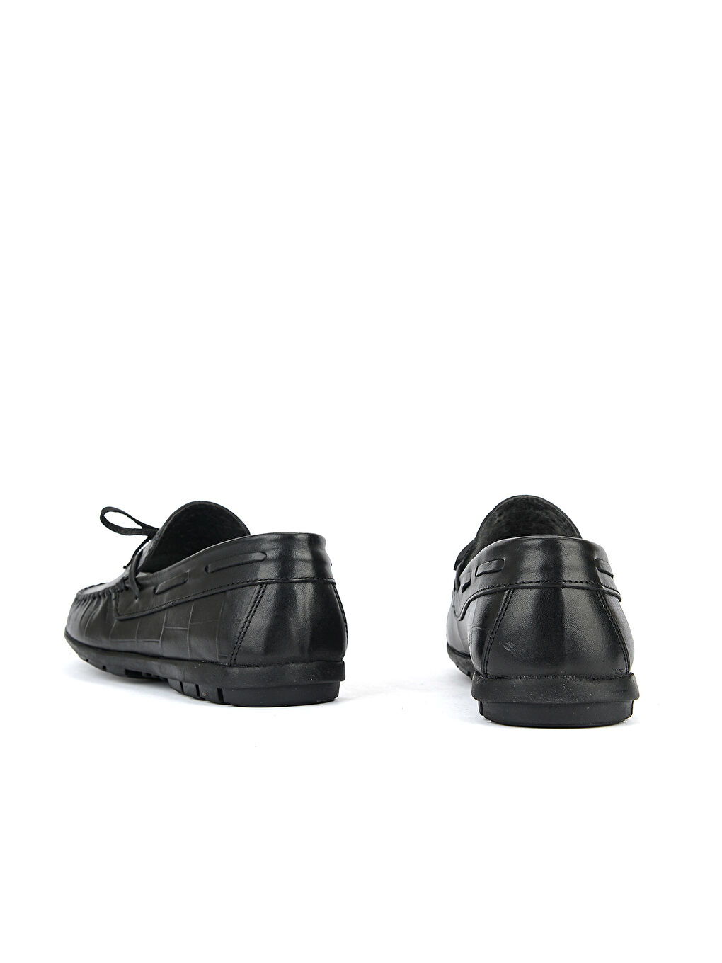 Erkek Hakiki Deri Loafer 161423Z42 Siyah-2