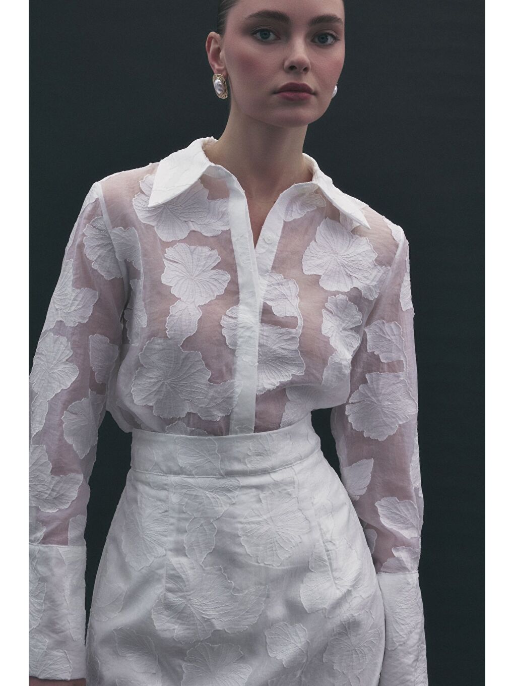 Belica Gömlek - Ekru-4