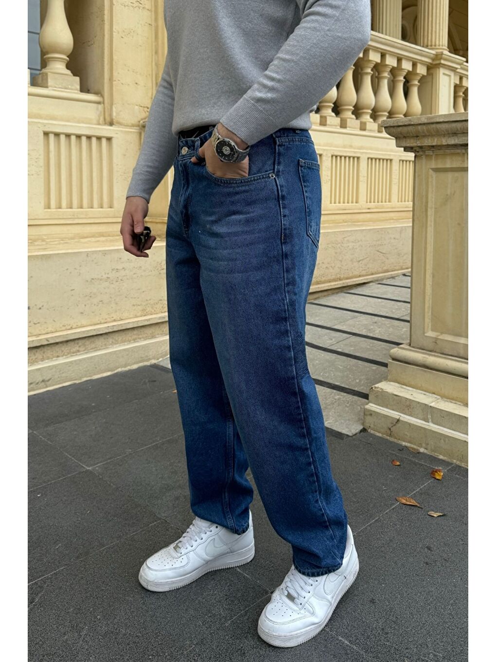 Mavi Erkek Basic Boyfriend Kalıp Yıkamalı Jean Pantolon-3