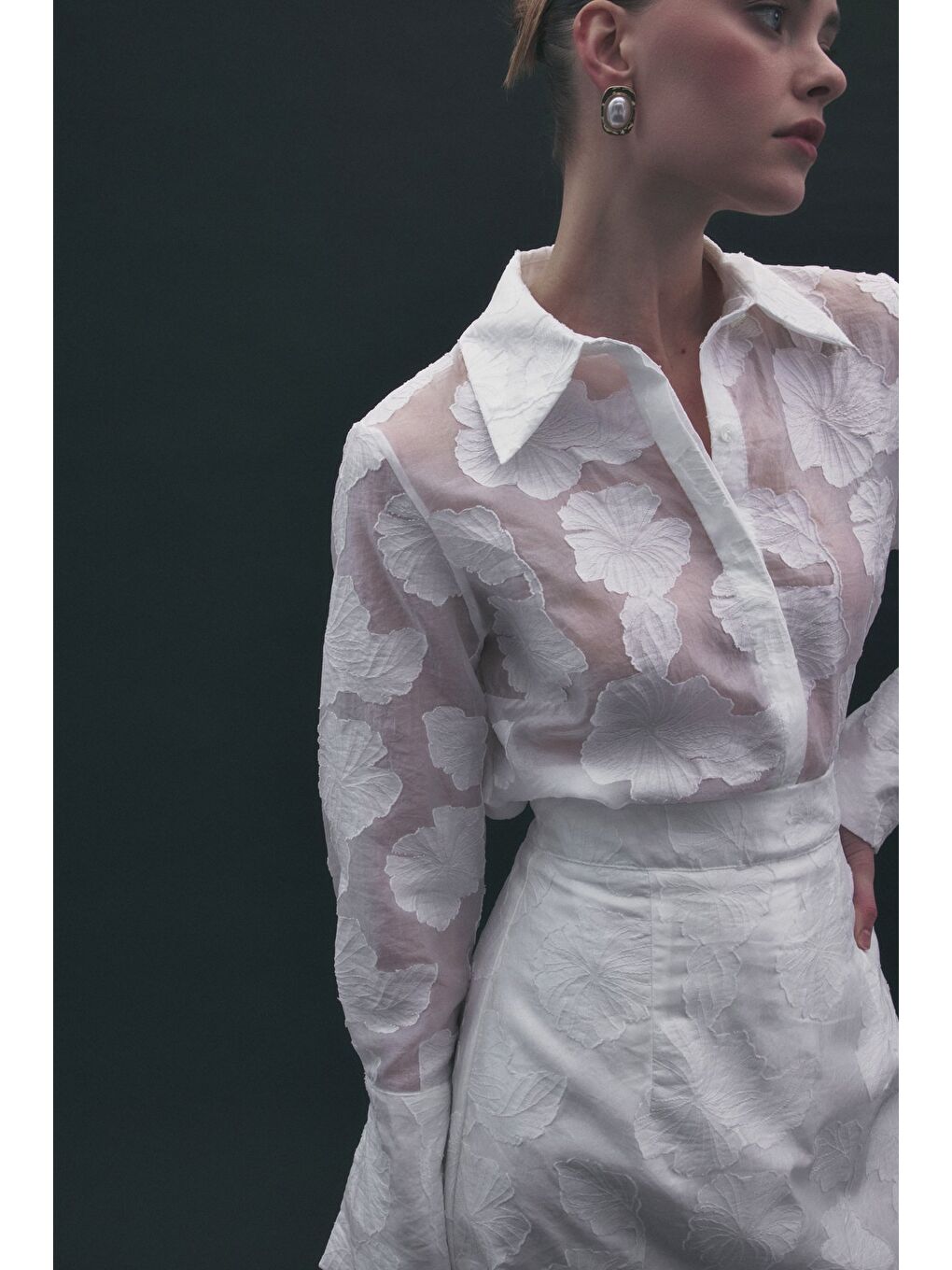 Belica Gömlek - Ekru-5