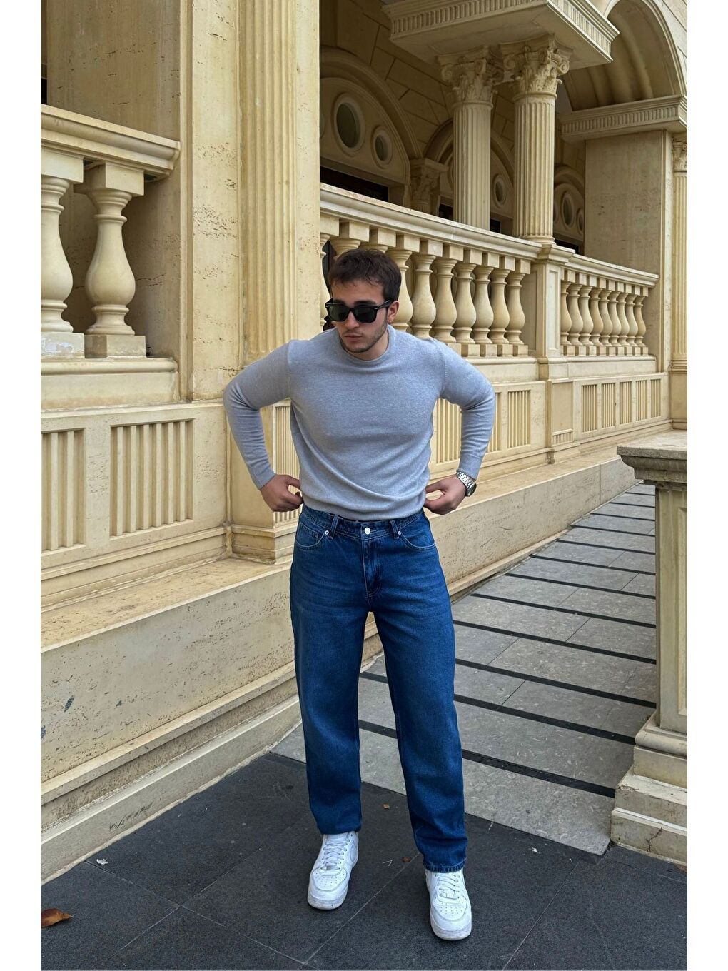 Mavi Erkek Basic Boyfriend Kalıp Yıkamalı Jean Pantolon-4