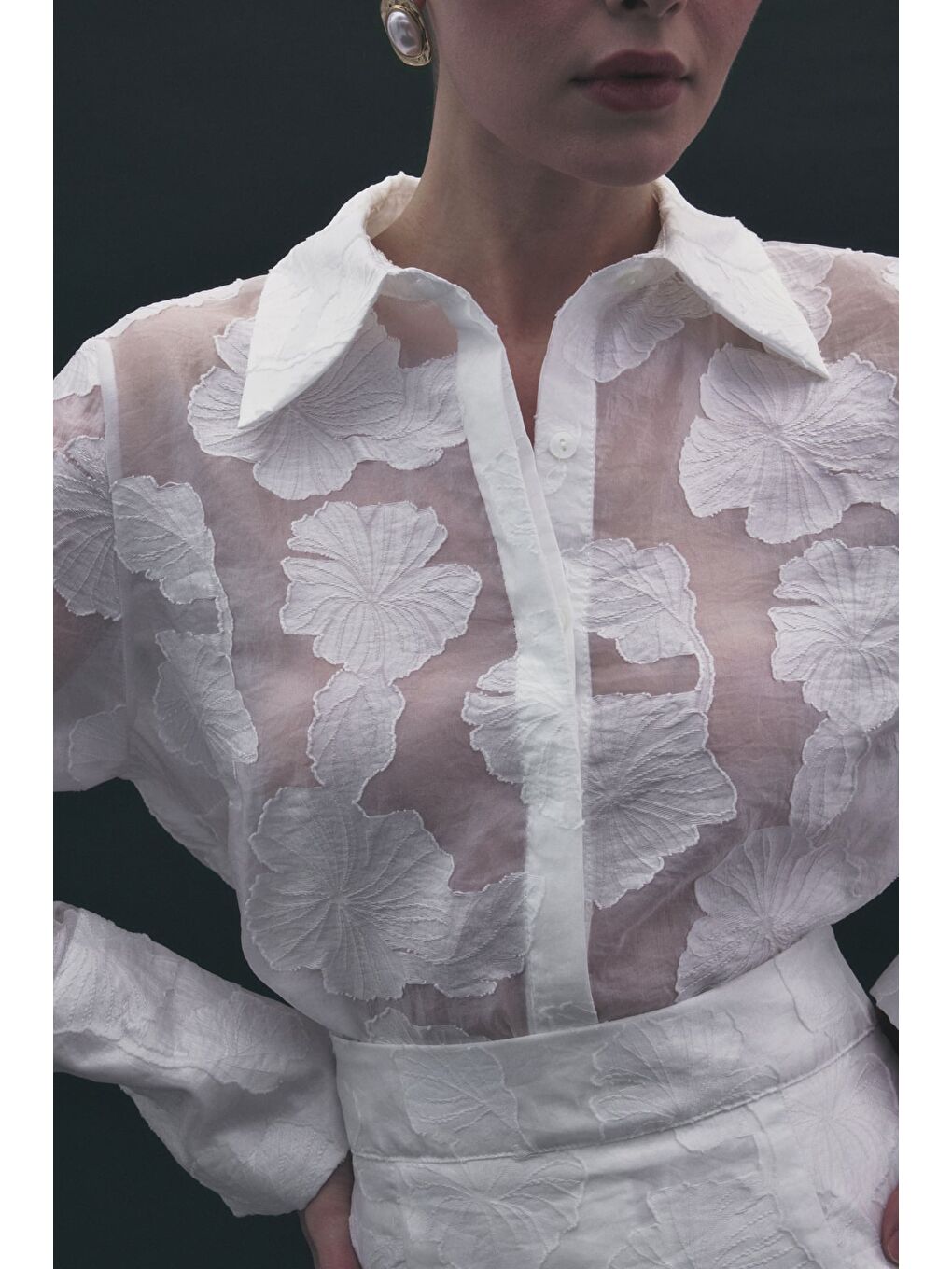 Belica Gömlek - Ekru-6