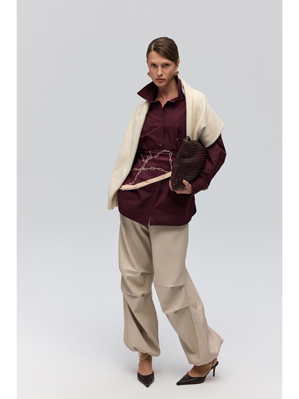 Dion Bej Deri Pantolon-3