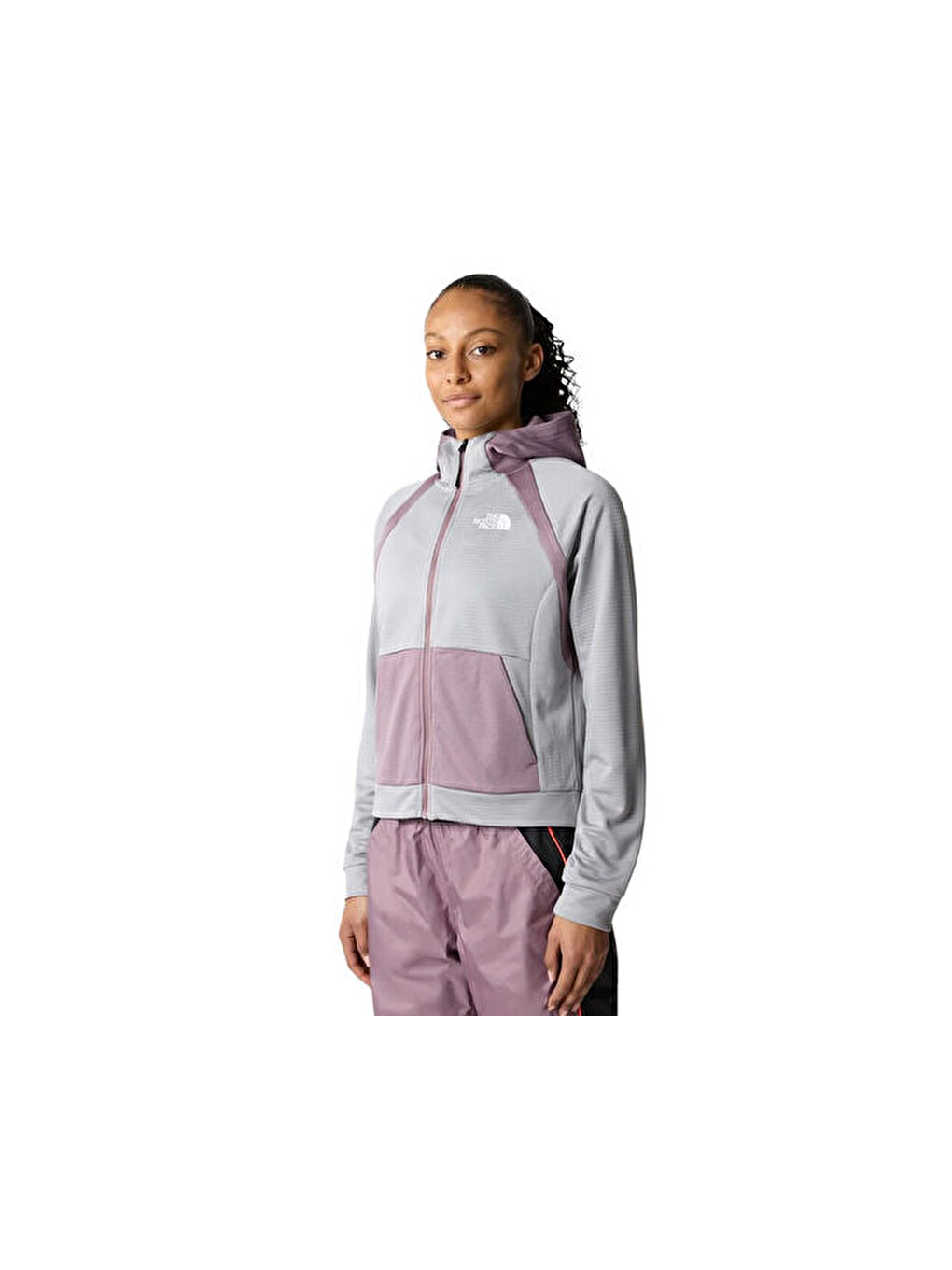 W Ma Full Zip Fleece Kadın Outdoor Ceketi Nf0a856coul1 Gri-1