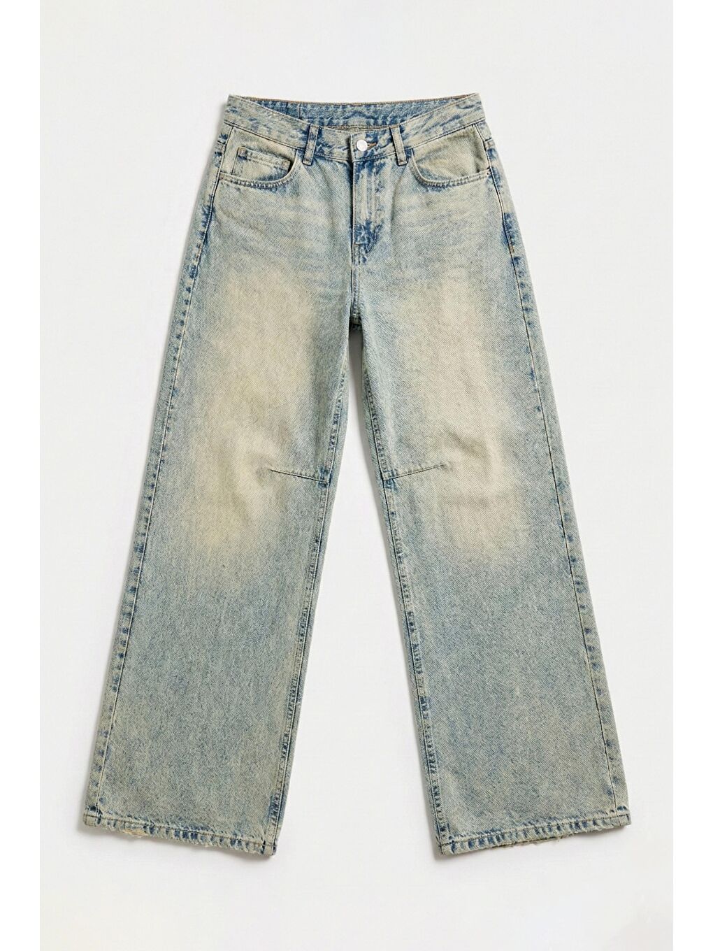 Mavi Kadın T.Kot Rengi 4s6-67 Wide Leg Loose Fit %100 Pamuk Denim Jean-4