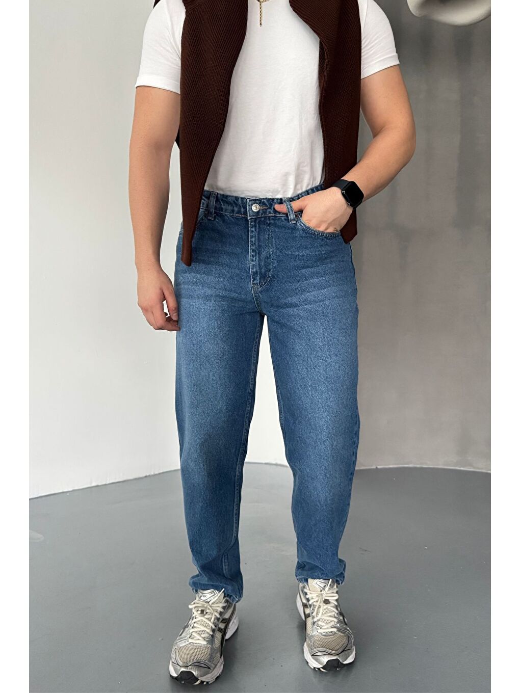 Mavi Erkek Basic Boyfriend Kalıp Yıkamalı Jean Pantolon-9