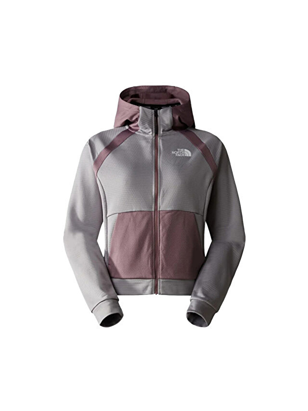 W Ma Full Zip Fleece Kadın Outdoor Ceketi Nf0a856coul1 Gri-2