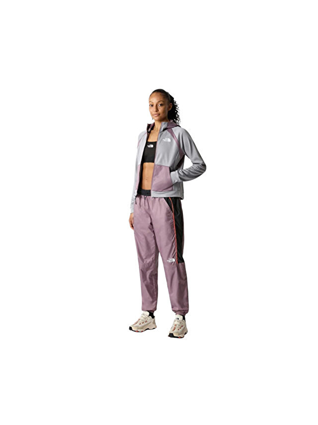 W Ma Full Zip Fleece Kadın Outdoor Ceketi Nf0a856coul1 Gri-5