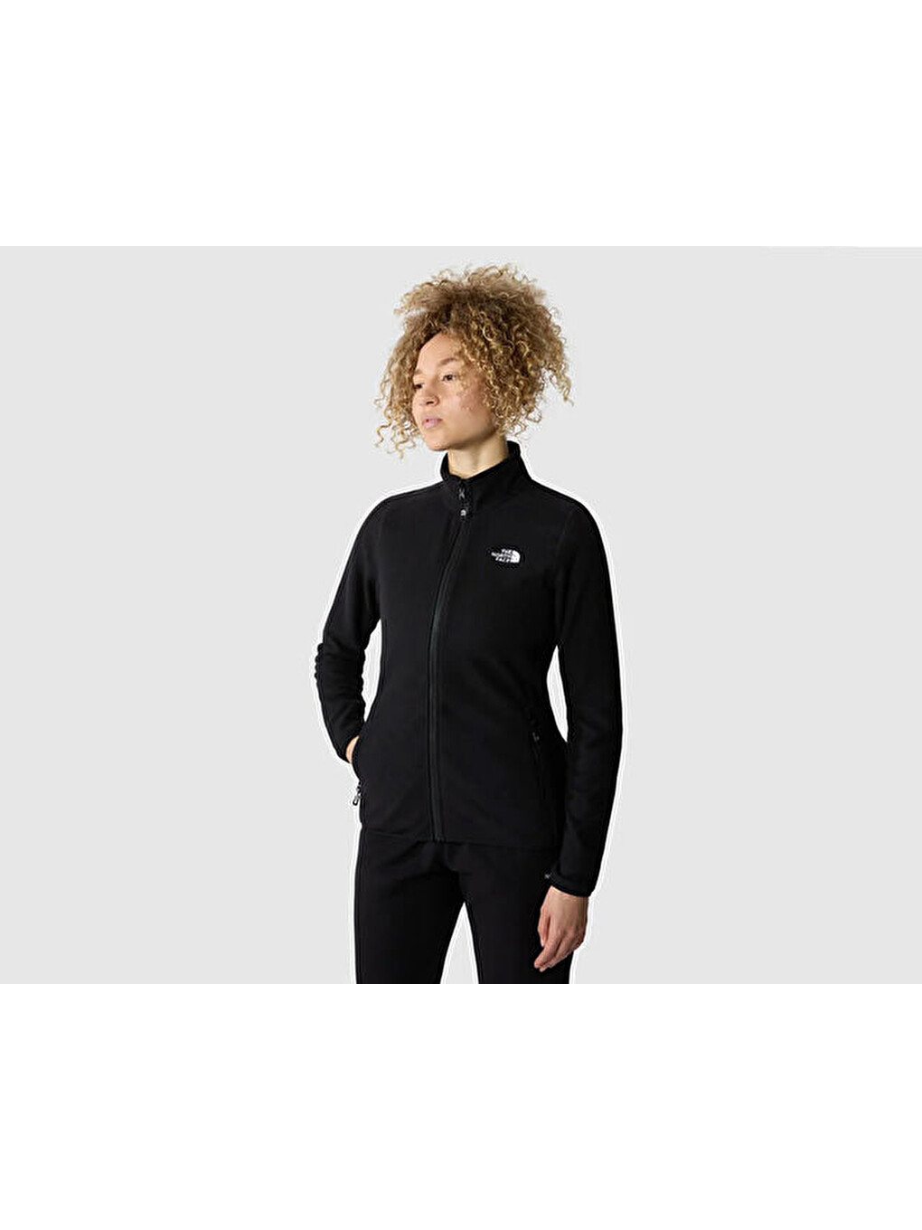 W 100 Glacier Fz Kadın Outdoor Polar Ceket Nf0a855ojk31 Siyah-2
