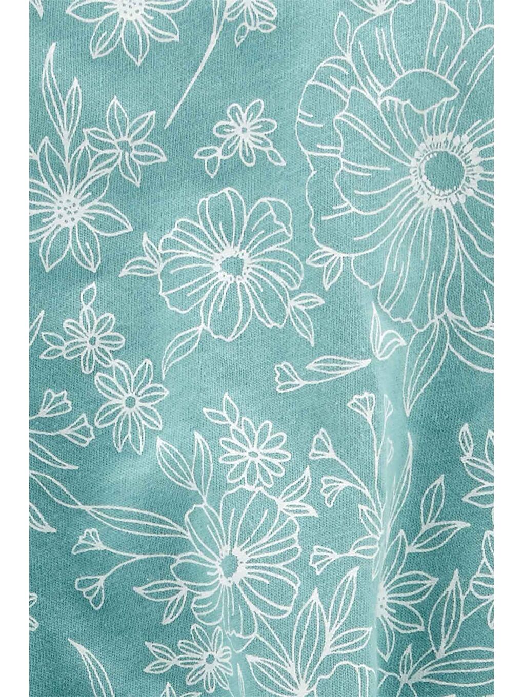 Yeşil Küçük Kız Çocuk Kolsuz Tshirt-1