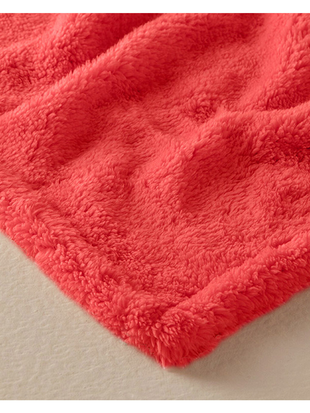 Kırmızı Cozy Wellsoft Tv Battaniyesi Nar Çiçeği-1