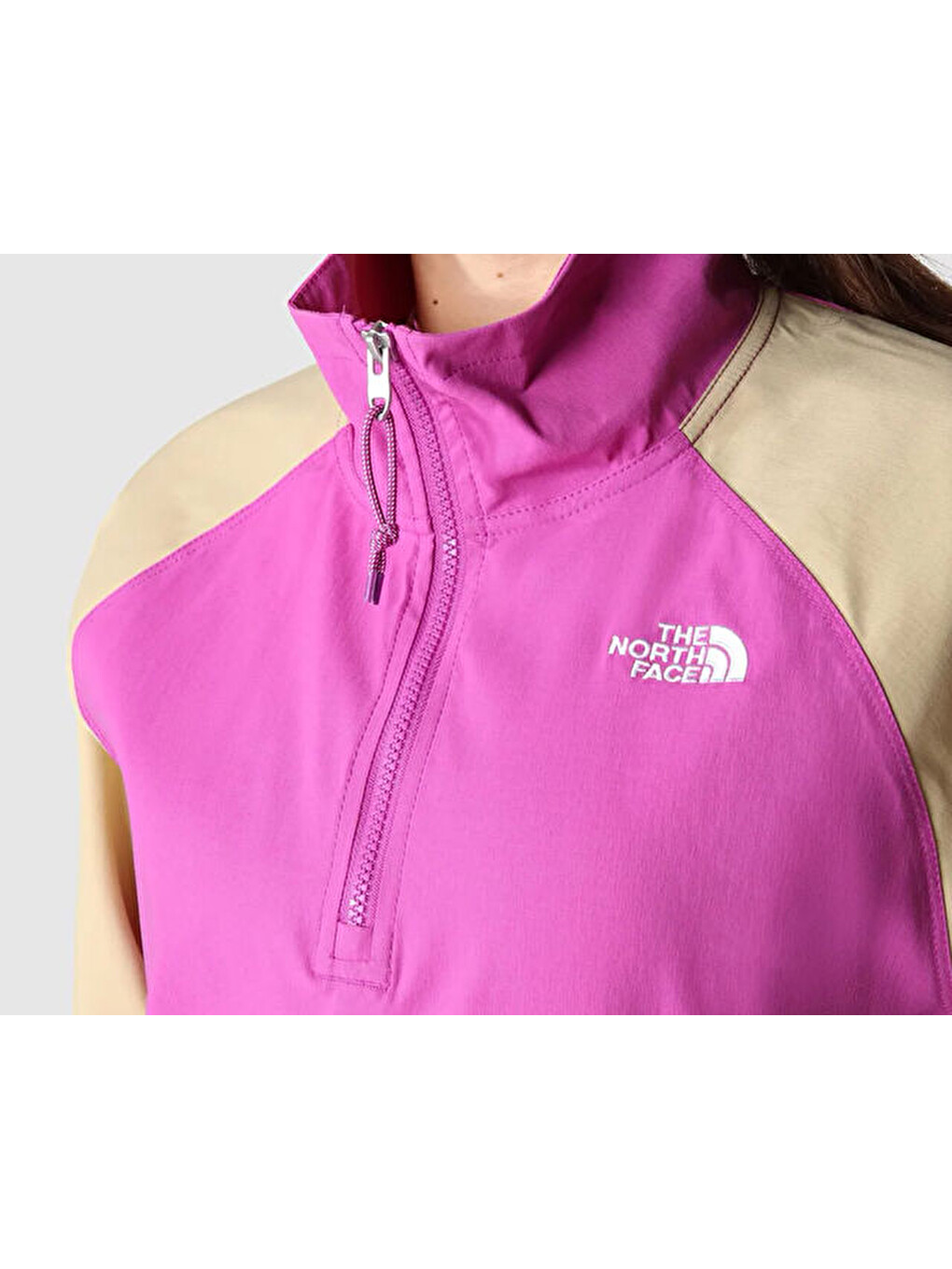W Class V Pullover Kadın Outdoor Ceketi Nf0a534phzo1 Pembe-1