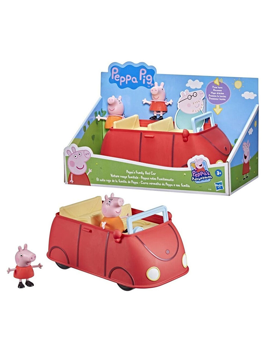 Peppa Pig Kırmızı Aile Aracı F2184