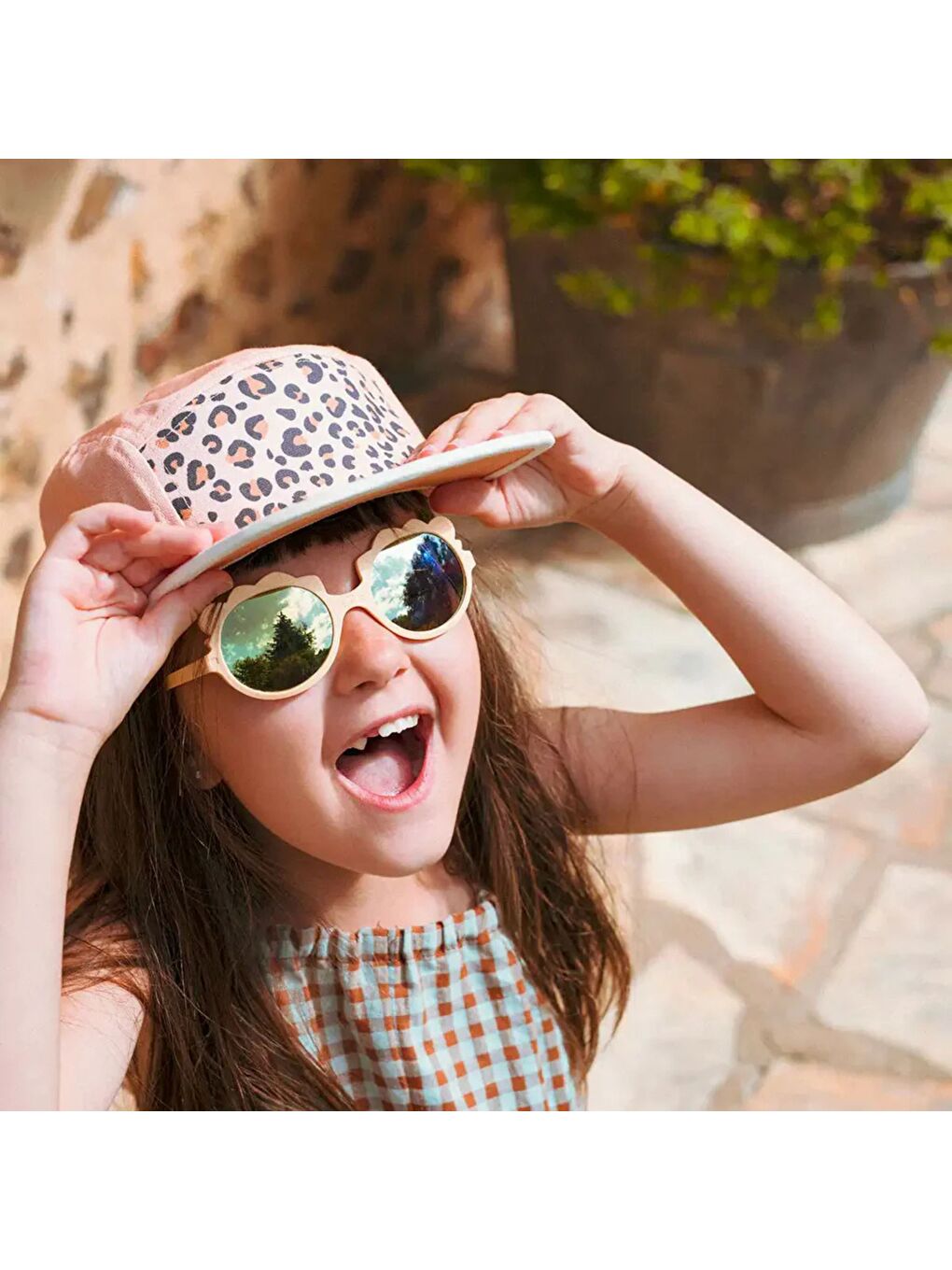 Ekru Lion Güneş Gözlüğü 2-4 Yaş Vanilla Cream-6