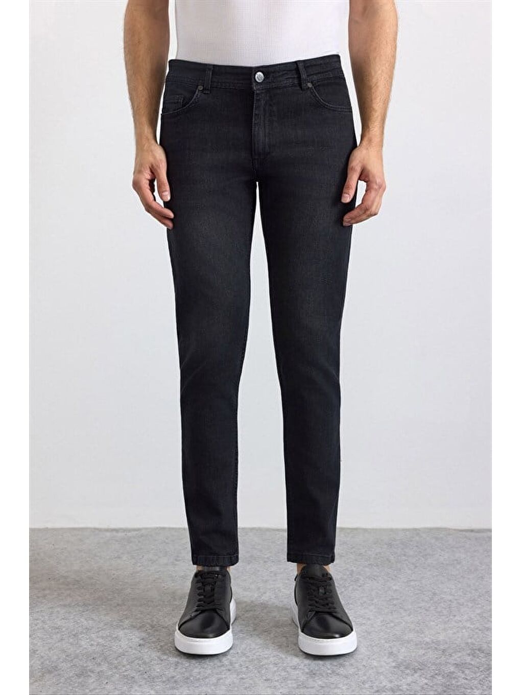 Siyah Denim Pantolon-1