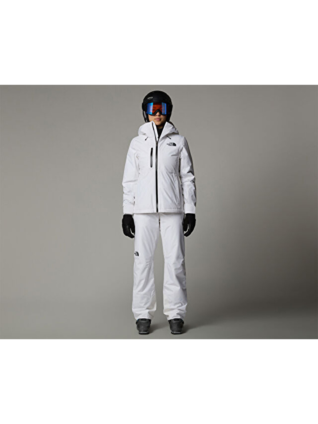 W Descendit Jacket Kadın Outdoor Ceketi Nf0a87xffn41 Beyaz-3