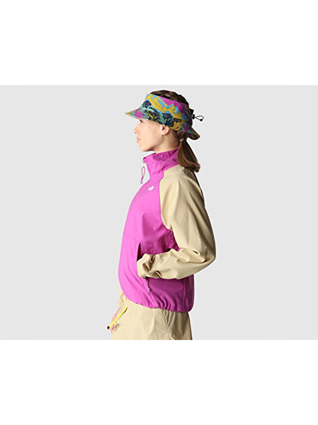 W Class V Pullover Kadın Outdoor Ceketi Nf0a534phzo1 Pembe-10