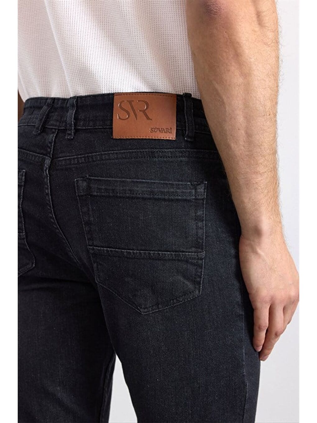 Siyah Denim Pantolon-2