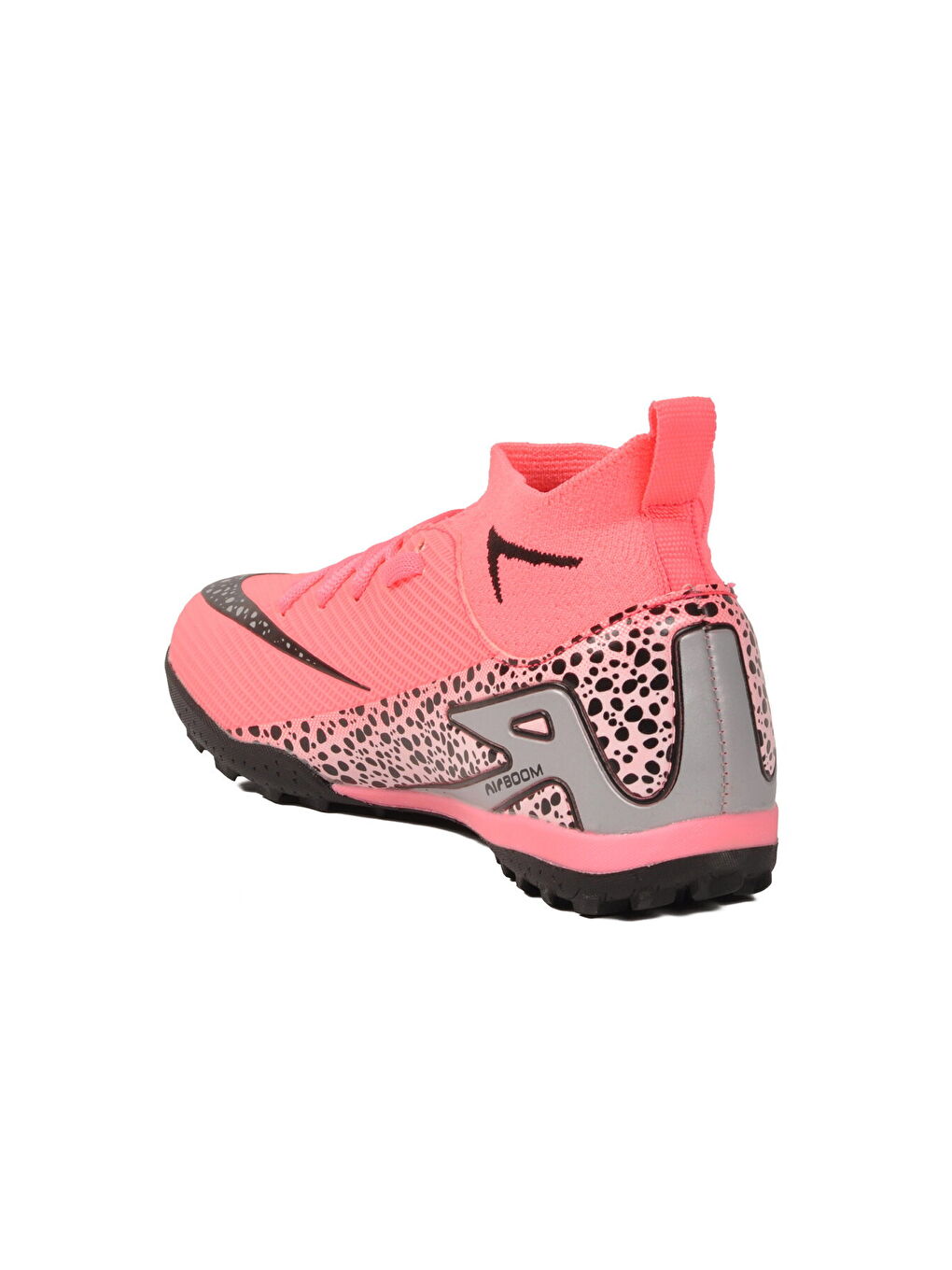 Pembe Siyah Bilekten Çoraplı Çocuk Halı Saha Ayakkabısı 610 Süperfly F-P-3