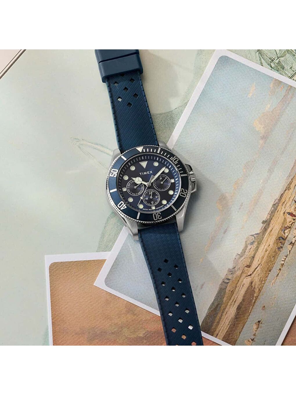 Lacivert TW2Y33400 Erkek Kol Saati-5