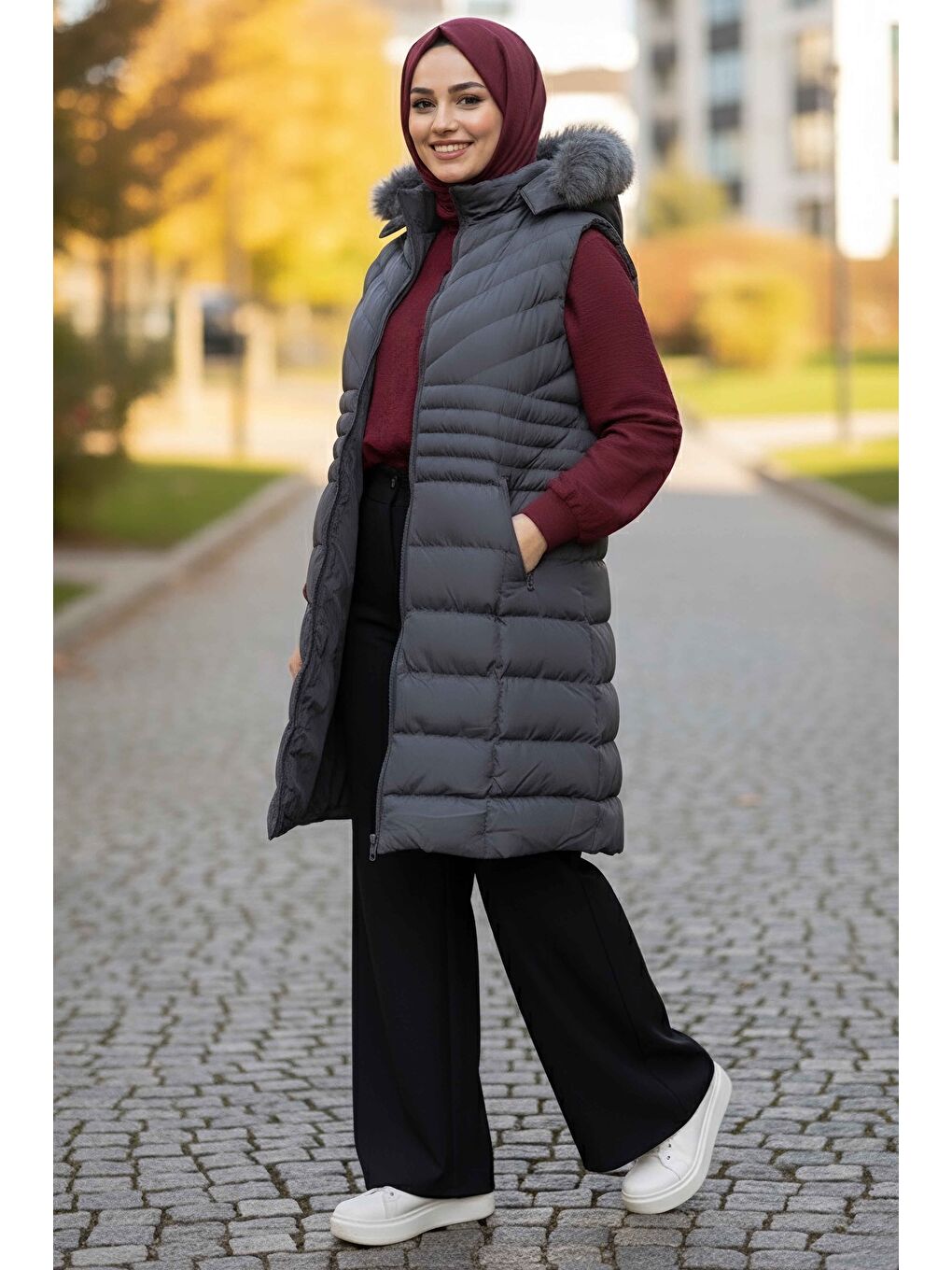 Mikro Şişme Yelek Antrasit - 28015-ANTRASIT-2