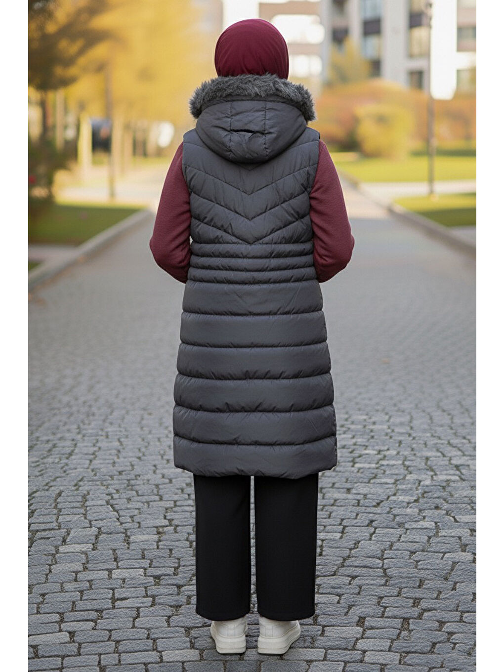 Mikro Şişme Yelek Antrasit - 28015-ANTRASIT-3