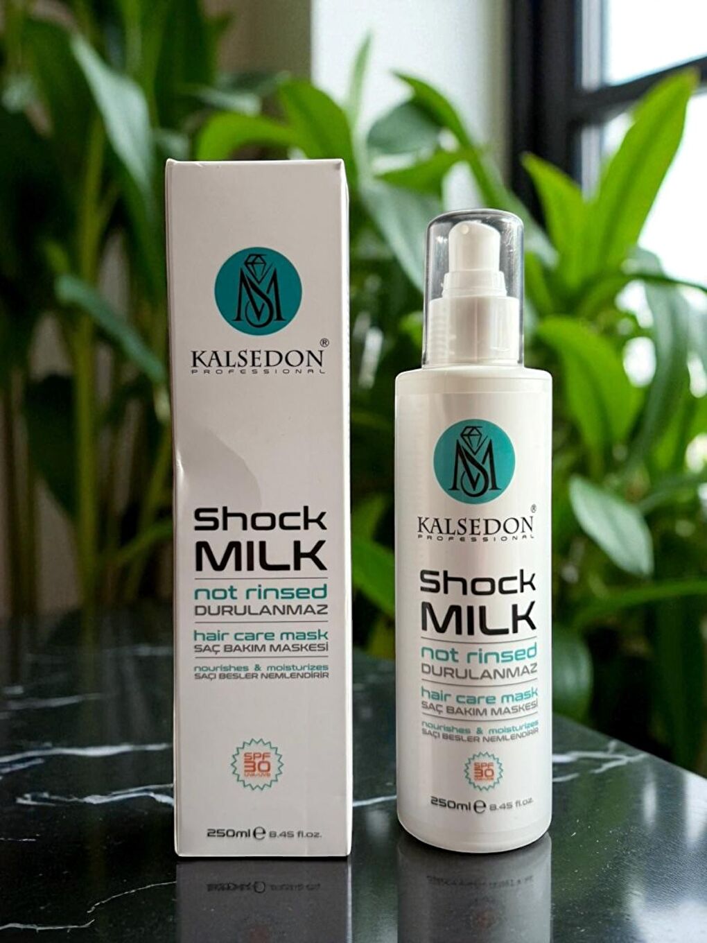MS Kalsedon Shock Milk Durulamasız Keratin Saç Bakım Maske Sütü 250ml-2