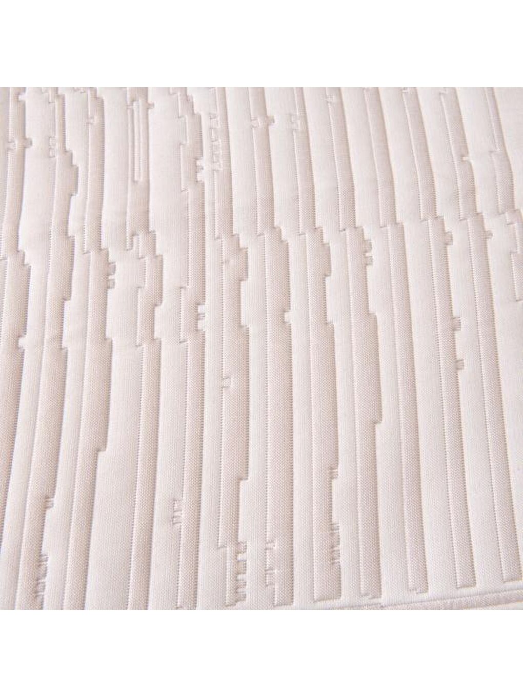 Soft Arven Tek Kişilik Yatak Örtüsü - Beyaz - 180x240 cm-3