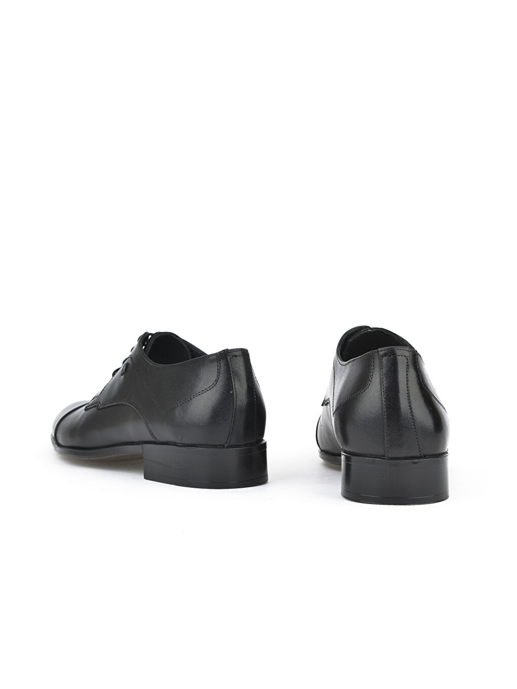 Erkek Hakiki Deri Klasik Ayakkabı 151985Z1040 Siyah-2
