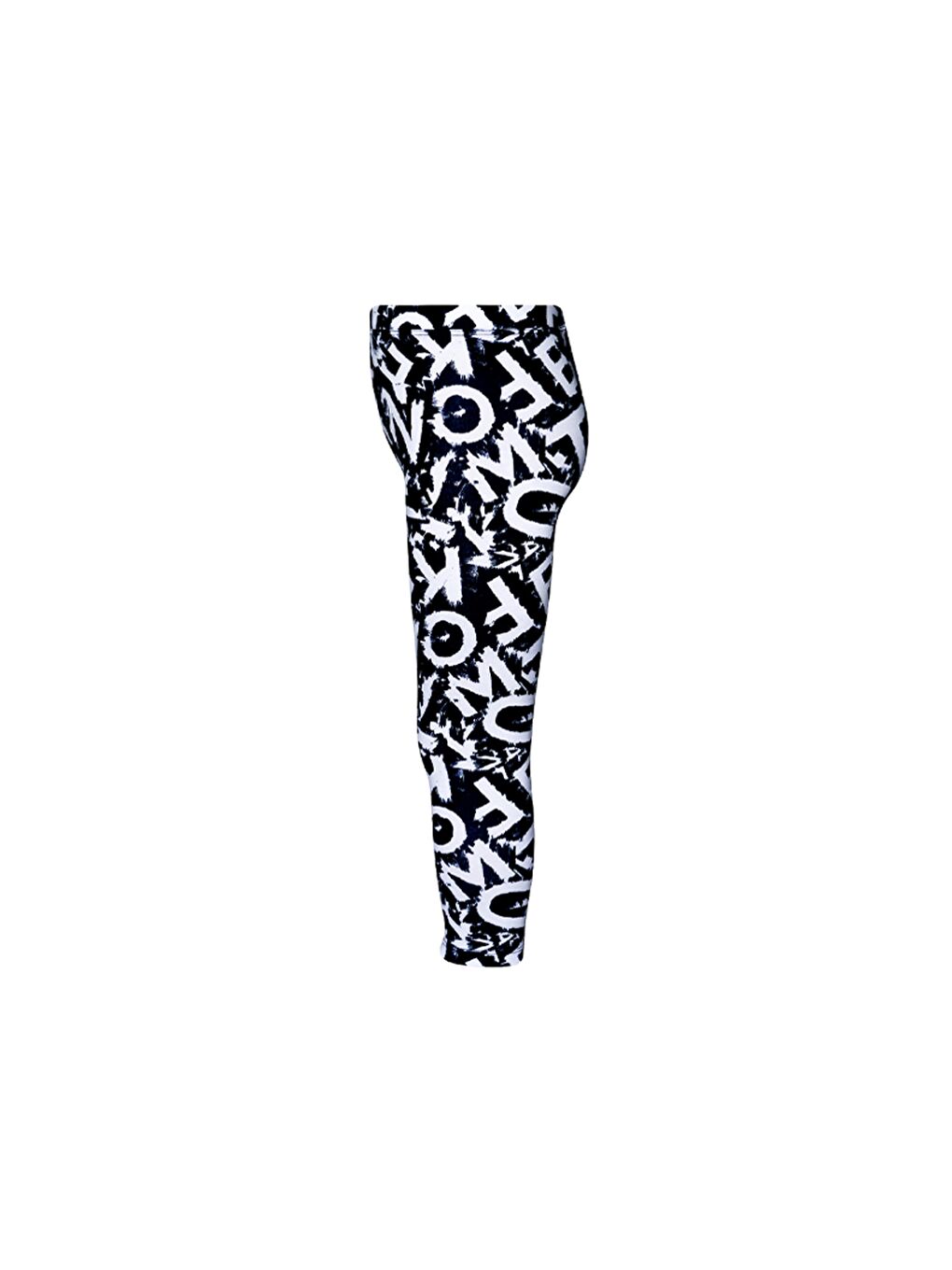 Karışık Kız Çocuk Alphabet Desen Tayt-2