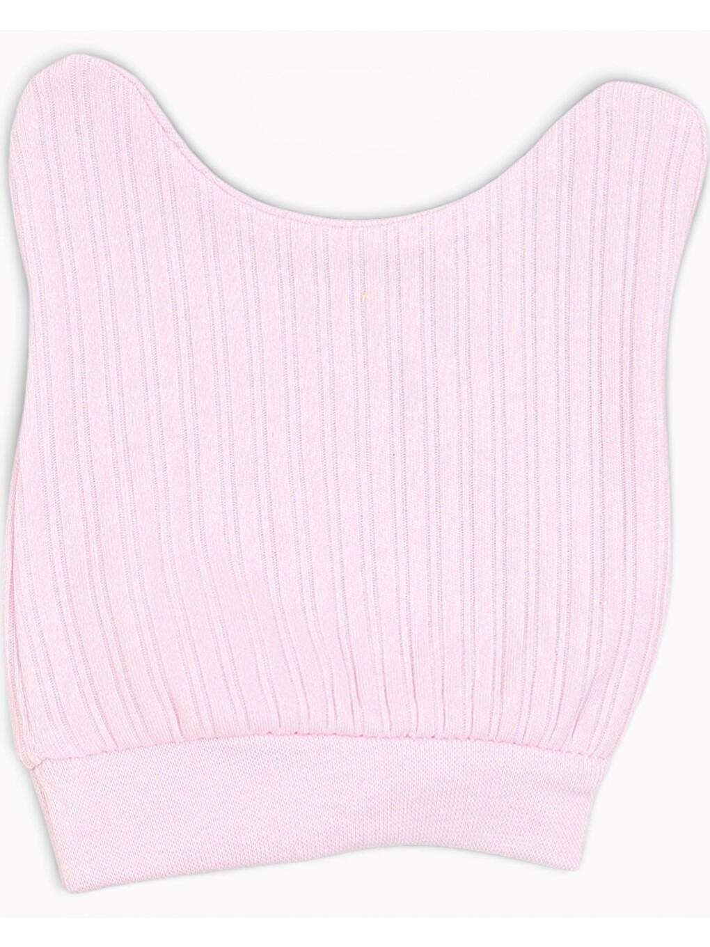 Pembe Kız Bebek %100 Pamuklu Süzene Lale Nakışlı Şapkalı, Kendinden Eldivenli 3'lü Zıbın Takımı-2