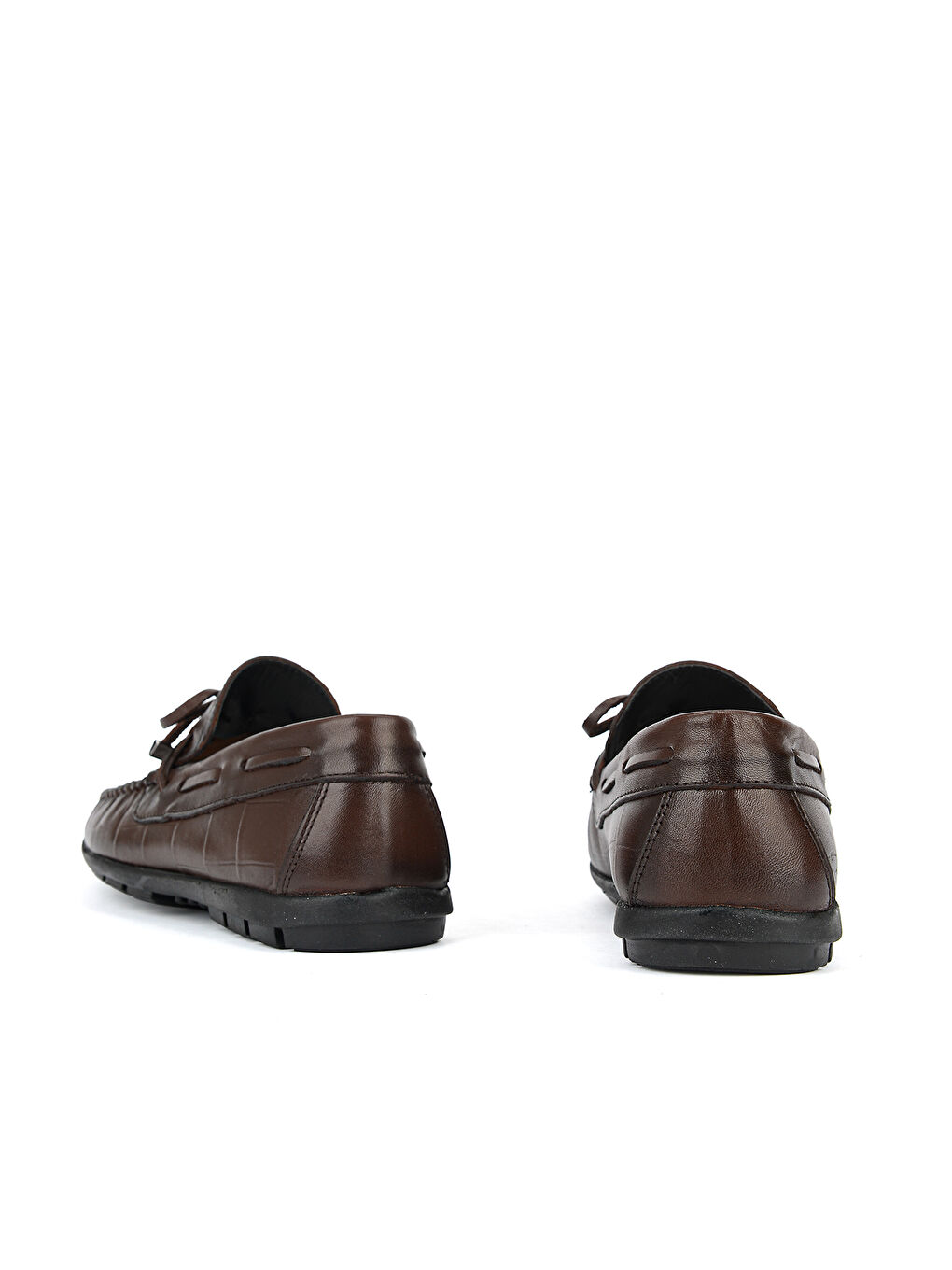 Kahverengi Erkek Hakiki Deri Loafer 161423Z42 Kahve-2