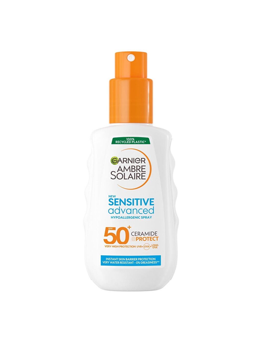 GARNIER Beyaz Ambre Solaire Sensitive Advanced Hipoalerjenik Güneş Koruyucu Sprey SPF 50+ 150 ml - 1