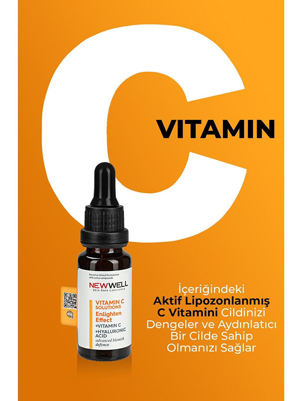 C Vitamini Aydınlatıcı ve Cilt Tonu Dengeleyici Bakım Serumu 20 ML-1