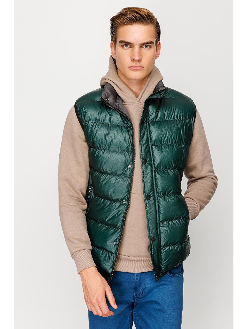 Erkek Yeşil Pmp Şişme Yelek