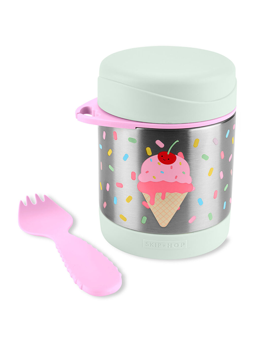 Paslanmaz Çelik Mama Saklama Termosu Dondurma-1